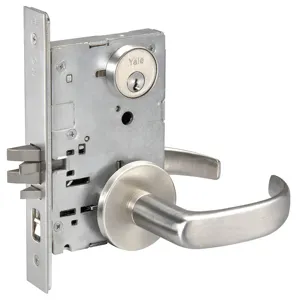 YALE PBR8807FL x 626 Heavy Duty Mortise Lockset Lever | AD7FPB 4ECR1