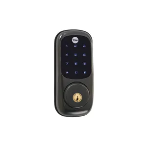 YALE YRD226ZW10BP Electronic Keyless Deadbolt Z-wave Bronze | AH9DPC 39UM44