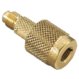 YELLOW JACKET 19109 Quick Coupler, Straight, 1/4 Inch x 1/4 Inch Male Flare | AC7DTE 38D865