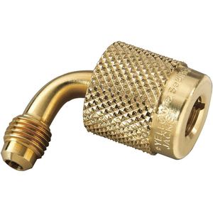 YELLOW JACKET 19209 Quick Coupler, 90 Deg. Bend, 1/4 Inch x 1/4 Inch Male Flare | AC7DTF 38D866