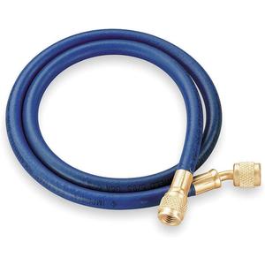 YELLOW JACKET 29260 Charging Hose, Ball Valve End, 1/4 Inch Size, 60 Inch Length, Blue | AA2JRU 10M803