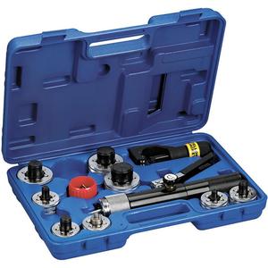 YELLOW JACKET 60493 Tube Expander Kit, Hydraulic, 3/8, 1/2, 5/8, 3/4, 7/8, 1-1/8 Inch Size | AC7DTZ 38D883