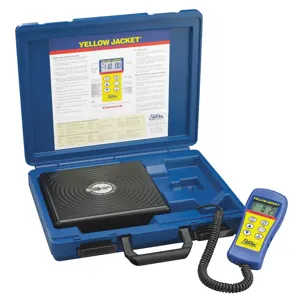 YELLOW JACKET 68802 Charging Scale, Electronic, 110 Lb Capacity | AF3YEC 8EZ89