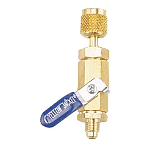 YELLOW JACKET 93844 Compact Ball Valve, 1/4 Inch Size, Straight | AF8NWH 29AU29