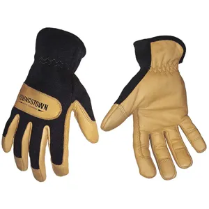 YOUNGSTOWN GLOVE CO. 12-3270-80 Mechanics Gloves, Leather, Small, Fire Resistant, S To XXL Size | AB8HVV 25K928