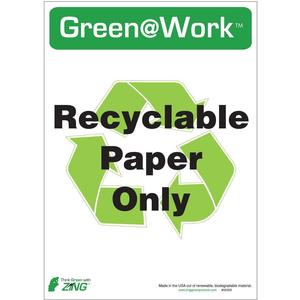 ZING 0026S Recycle Label - Pack Of 5 | AE4DZB 5JMY2