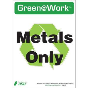 ZING 0041S Recycle Label - Pack Of 5 | AE4DZP 5JMZ4