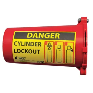 ZING 7101 Lockout Tagout Cylinder Lockout | AA4BTG 12E746