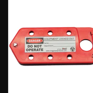 ZING 7102 Labeled Lockout Hasp Snap-on 6 Lock | AA4BTC 12E742