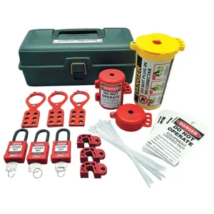 ZING 7129 Portable Lockout Kit Electrical Tool Box | AA4BTY 12E761