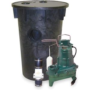 ZOELLER 910-0034 Simplex Sewage Package System 230v | AC2TAY 2MNE5