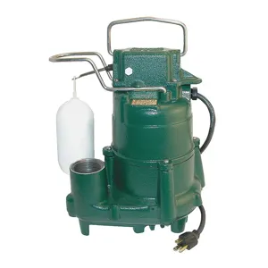 ZOELLER D98 Sump Pump 1/2 Hp 1-1/2 Inch Npt 23ft Max Cast Iron | AE3FHD 5CZG4