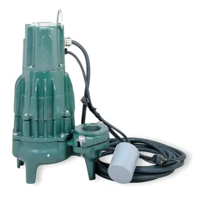 ZOELLER WD295 Submersible Sewage Pump 2hp 230v 39 Feet | AD9NDC 4TR67