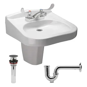 ZURN Z5324.464.1.07.00.A Lavatory Sink, 16 Inch x 12 15/16 Inch, Vitreous China | CE9BKB 46CD64