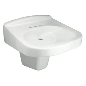 ZURN Z5324-PED Lavatory Sink Without Faucet 20 Inch Length 23 Inch Width | AH8KJX 38VC55