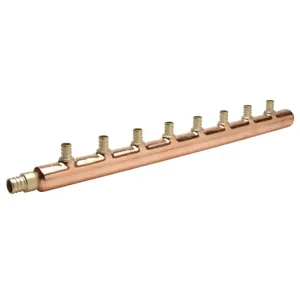 ZURN QCM43-8GX Pex Manifold Copper Pex 19-1/2 Inch Length | AA2ARZ 10A641