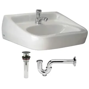 ZURN Z5351.861.1.07.00.00 Lavatory Sink with Faucet Wall Mount | AF9QCK 30PT06