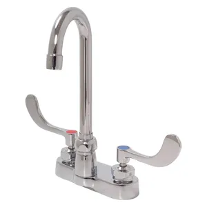 ZURN Z812A4-XL-FC Gooseneck Lead Free Double Handle Faucet | AF9EJR 29VM02