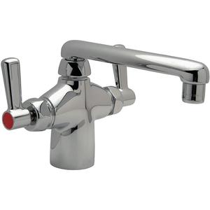 ZURN Z826F1-XL-3F Straight Laboratory Faucet, Lever Faucet Handle Type, 0.5 Gpm, Chrome | CE9FHX 46CE09