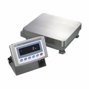 A&D WEIGHING GP-60KS Compact Bench Scale, 61 Kg Capacity, 1 G Scale Graduations, 15 Inch Weighing Surface Dp | CN8CTP 19NC97