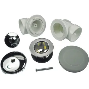 AB&A 60354 Waste And One Hole Overflow Half Kit Pvc | AC7MGA 38R068