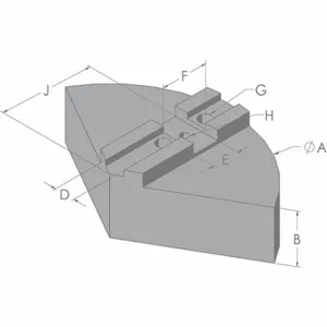 ABBOTT WORKHOLDING PRODUCTS 6P Lathe Jaw, Aluminum | CN7WZG 53RE59