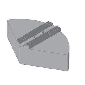 ABBOTT WORKHOLDING PRODUCTS SUG6PSTS Lathe Jaw, Aluminum | CN7XCU 53RC59