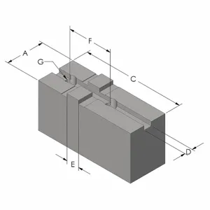 ABBOTT WORKHOLDING PRODUCTS TG6MDASQ Lathe Jaw | CN7XLJ 48TX64