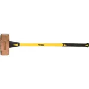 ABC HAMMERS ABC12BZF Sledge Hammer, Bronze/Copper, 12 lbs, 33 Inch Fiberglass Handle | AJ8CAX