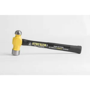 ABC HAMMERS PRO4014BP Ball Pein Hammer, 40 oz, 14 Inch Steel Reinforced Rubber Handle | AJ8BYF