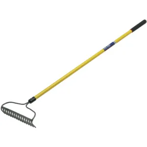 ABILITY ONE 3750-01-611-8751 Bow Rake Steel 16 inch Fiberglass Handle | AH3RHL 33KE75