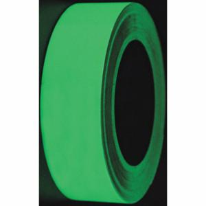 ABILITY ONE 4240-00-NIB-0245 Floor Marking Tape, Glow-in-the-Dark, Solid, Green, 1 1/4 Inch x 50 ft, 19 mil Tape Thick | CN7YRL 493R10
