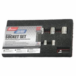 ABILITY ONE 5120-01-429-3575 Socket Set, 3/8 Inch Drive Size, 11 Pieces, 1/4 Inch To 7/8 Inch Socket Size Range | CN7ZAR 40KJ18