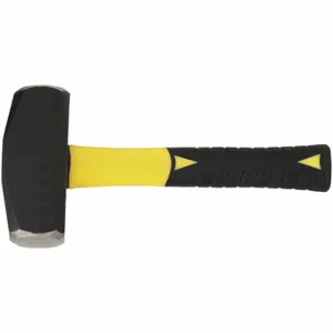 ABILITY ONE 5120-01-598-5654 Steel Drilling Hammer, Fiberglass Handle, 3 lb Head Wt, 1 7/8 Inch Dia | CN7YRZ 52CD11