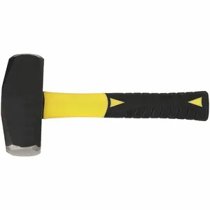 ABILITY ONE 5120-01-598-5655 Steel Drilling Hammer, Fiberglass Handle, 4 lb Head Wt, 2 1/4 Inch Dia | CV4PGU 52CD12