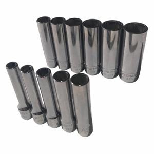 ABILITY ONE 5120-01-659-3462 Socket Set, 1/4 Inch Drive Size, 11 Pieces, 5 mm To 14 mm Socket Size Range | CN7ZAP 466N74