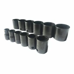 ABILITY ONE 5130-01-650-3990 Impact Socket Set, 3/8 Inch Drive Size, 12 Pieces, 5/16 Inch to 1 Inch Socket Size Range | CN7YUC 466N77