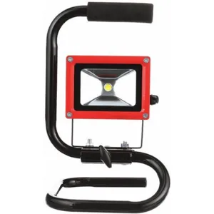 ABILITY ONE 6240-01-640-8137 LED Floor Stand Temporary Job Site Light, Black/Red, 600 Lumens | CD2KXP 45EU46