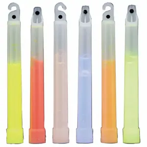 ABILITY ONE 6260-01-178-5560 Lightstick, 6 Inch Length, 8 hr Duration, 4 yr Shelf Life, Blue, 10 PK | CN7YVQ 53YJ06