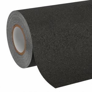 ABILITY ONE 7220-01-648-0986 Anti-Slip Tape, Very Coarse, 24 Grit Size, Solid, Black, 12 Inch X 30 Ft, 6.7 Mil Thick | CN7YEY 52CA54