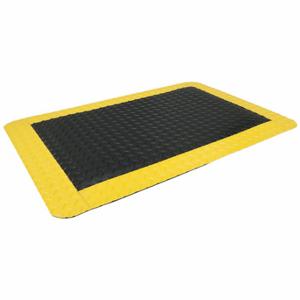 ABILITY ONE 7220-01-667-3561 Antifatigue Mat, Diamond Plate, 2 Ft X 3 Ft, 9/16 Inch Thick, Black | CN7YCJ 489F12