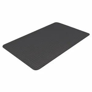 ABILITY ONE 7220-01-667-3563 Antifatigue Mat, Diamond Plate, 3 Ft X 12 Ft, 9/16 Inch Thick, Black, Vinyl Over PVC Foam | CN7YCM 489F10