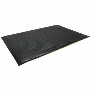 ABILITY ONE 7220-01-667-3569 Antifatigue Mat, Diamond Plate, 2 Ft X 3 Ft, 9/16 Inch ThickBlack, Vinyl, Welding Safe | CN7YCW 489F07