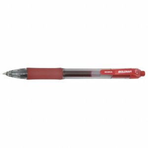 ABILITY ONE 7520-01-682-6565 Gelstift, Griffstrukturiertes Kissen, Stiftspitze 0.7 mm, Kunststoff, Rot | CF2BUD 55XC73