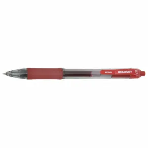 ABILITY ONE 7520-01-682-6565 Gel Pen, Grip Textured Cushion, Pen Tip 0.7 mm, Plastic, Red | CF2BUD 55XC73