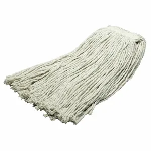 ABILITY ONE 7920-00-141-5548 Wet Mop Head, Side-Gate Cotton String, Quick Change, White / Green Trim | CE9BTV 55VD65