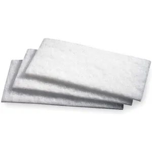 ABILITY ONE 7920-00-151-6120 Scouring Pad White 3-1/2 Inch L 5 Inch W - Pack Of 10 | AE4LBT 5LG58