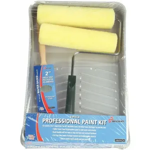 ABILITY ONE 8020-01-623-8817 Paint Roller Kit 6 Pieces All Paints | AH8GMJ 38RX45