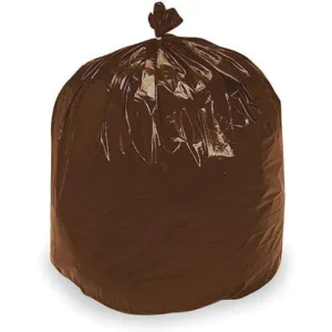 ABILITY ONE 8105-01-386-2362 Recycled Can Liner 56 Gallon Brown - Pack Of 100 | AE3BJQ 5BB23