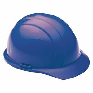 ABILITY ONE 8415-00-935-3132 Hard Hat, Front Brim Head Protection, ANSI Classification Type 1, Class E, Blue | CN7YTF 52CD23